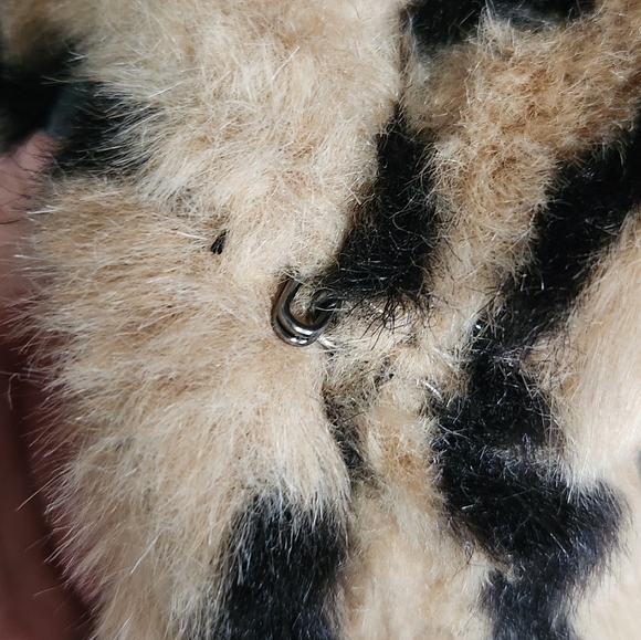 Elie Tahari animal print fur coat - Picture 5 of 5